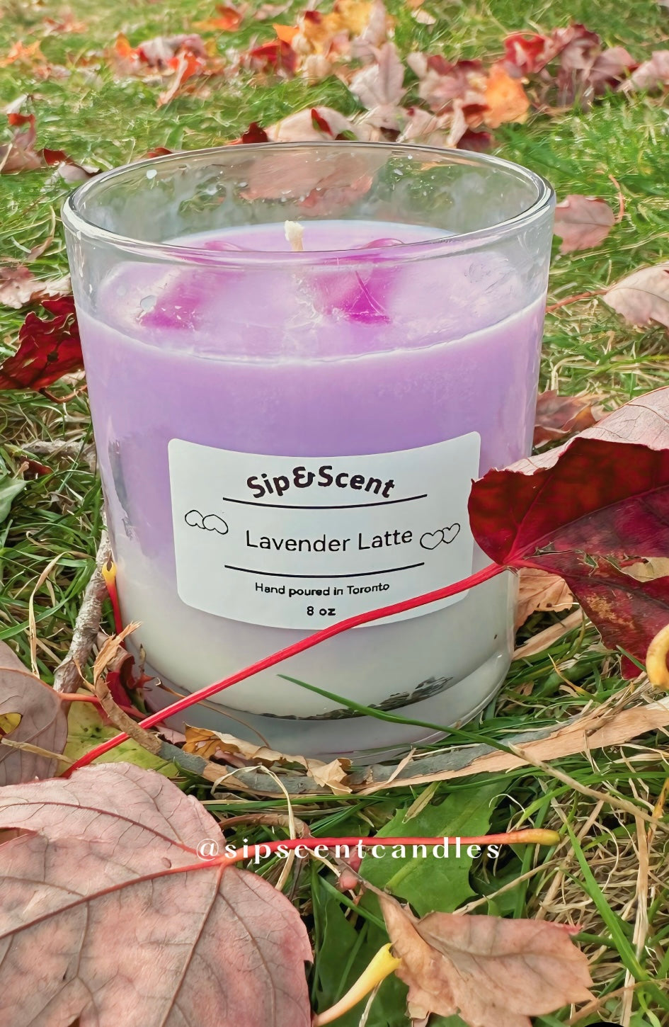 Lavender Latte Candle