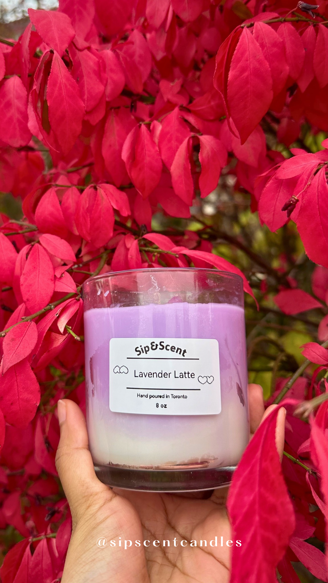 Lavender Latte Candle