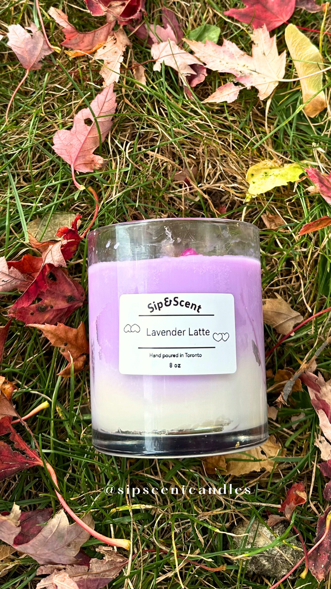 Lavender Latte Candle